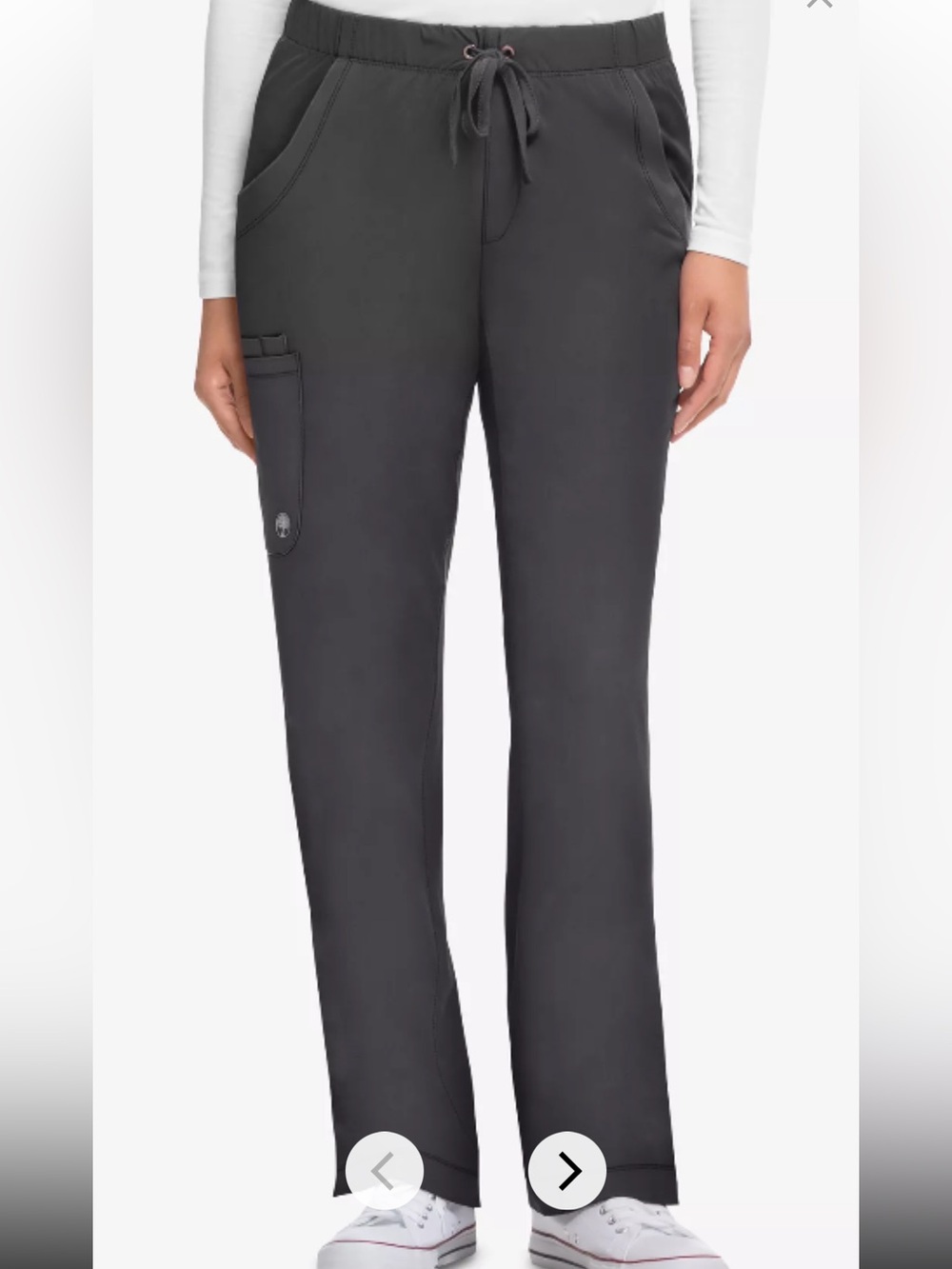 healing hands Women's Gray Scrub Pants - Set of 2